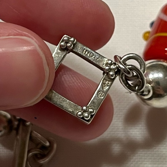 SILPADA Sterling silver bracelet with Lampwork glass beads - Picture 4 of 8